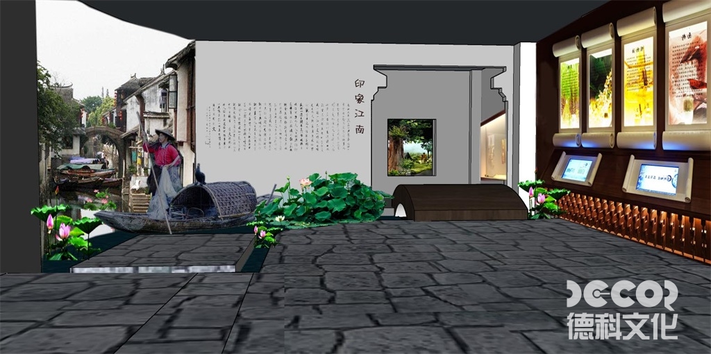農耕展廳設計中是否會有模擬農耕場景的展示？